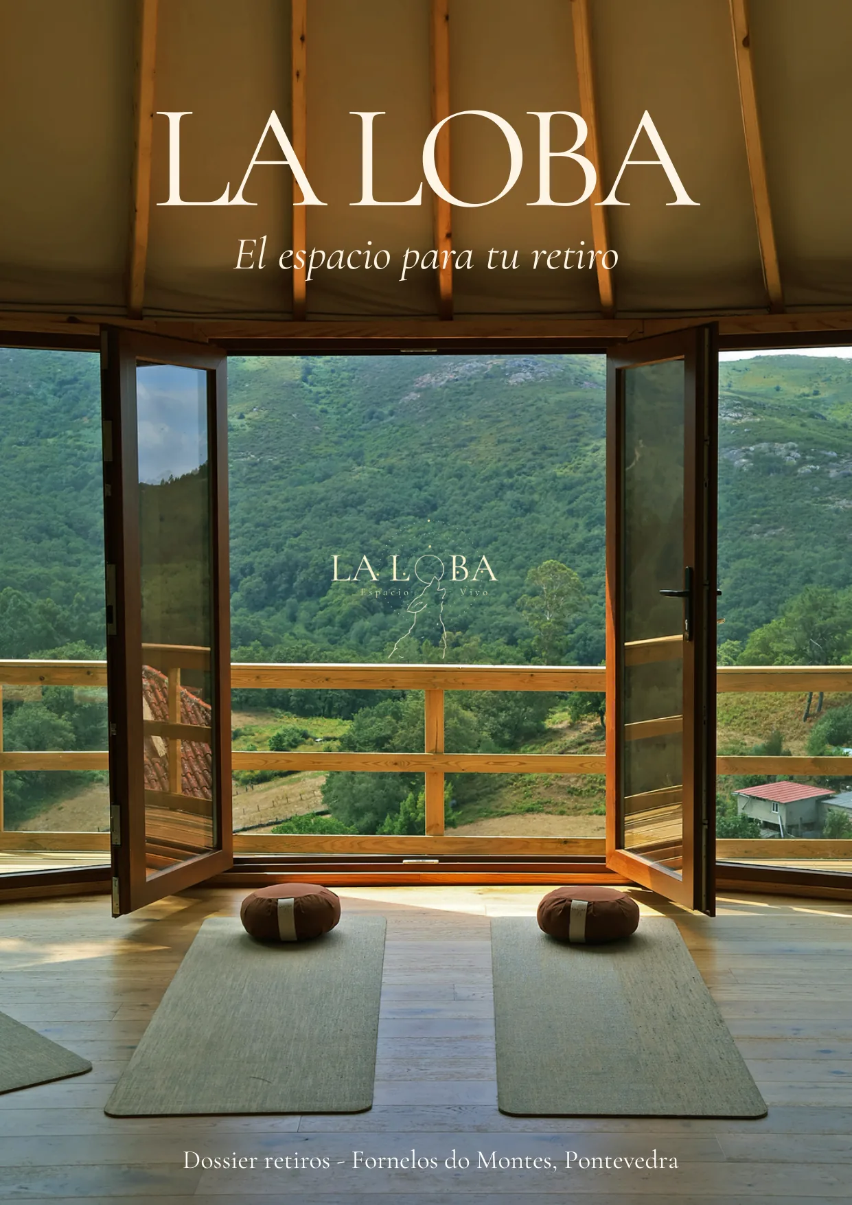 Portada del dossier de La Loba: la yurta abierta al valle.