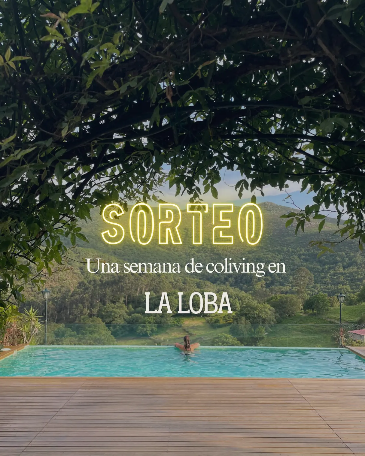 Pieza del sorteo: una semana de coliving en La Loba.